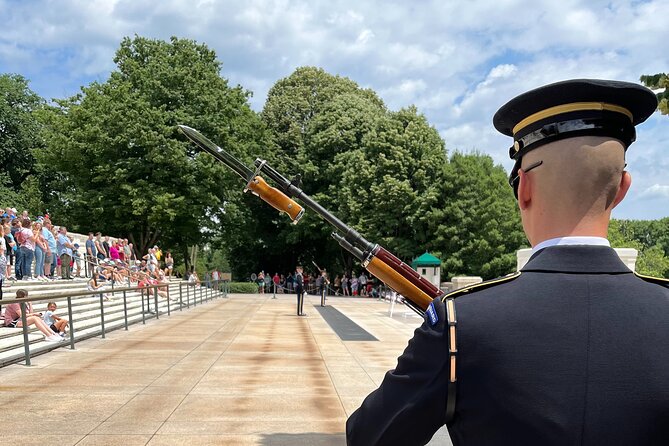Arlington Cemetery: Kennedy Memorials & Changing of Guard Walking - The optional walk to Iwo Jima