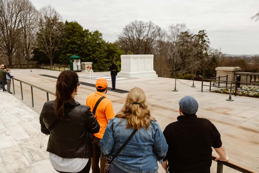 Arlington Cemetery: Kennedy Memorials & Changing of Guard - Meeting your guide outside the Welcome Center