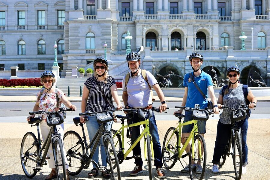 Bike Tour: Capitol Hill, Lincoln Memorial, National Mall - Why a bike works so well in central Washington