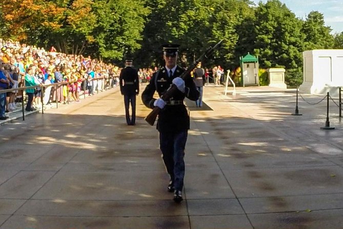 Day or Night National Mall Bus Tour with Arlington Cemetery Walk - JFK’s grave and the Eternal Flame