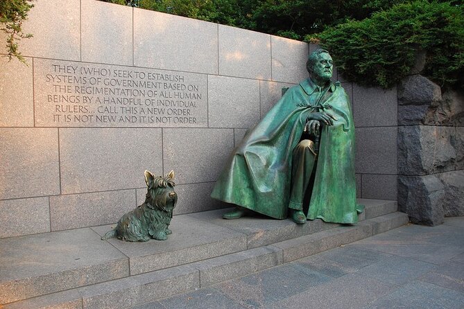 DC Monuments and Memorials Tour Day Tour - FDR Memorial beside the Tidal Basin