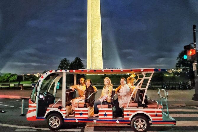 DC Monuments Day or Night American History Electric Cart Tour - The Washington Monument and the long sweep of the Mall