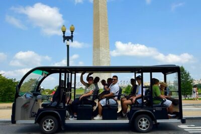 DC Monuments Day or Night American History Electric Cart Tour