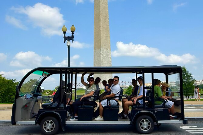 DC Monuments Day or Night American History Electric Cart Tour - Jefferson and FDR beside the Tidal Basin