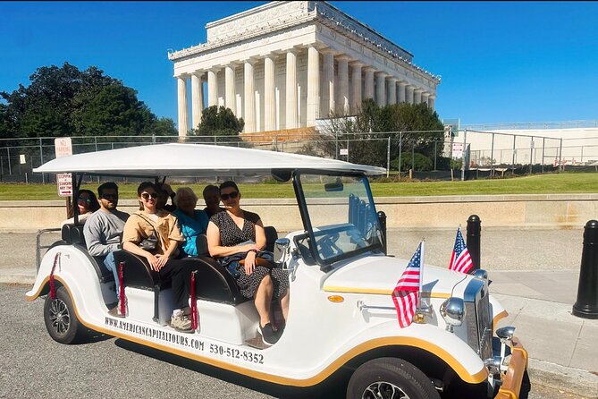 DC Monuments & History Guided E-Cart Tour-Blankets - Why an electric cart works well in Washington DC