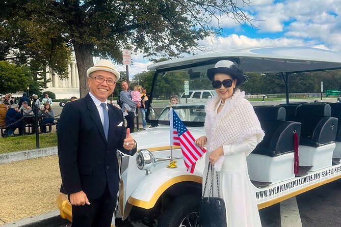 DC Monuments & History Guided E-Cart Tour-Blankets - The White House closes the loop