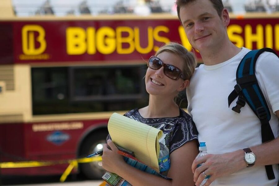 DC: Monuments & Memorials Sunset Tour by Open-top Bus - The Lincoln Memorial photo stop