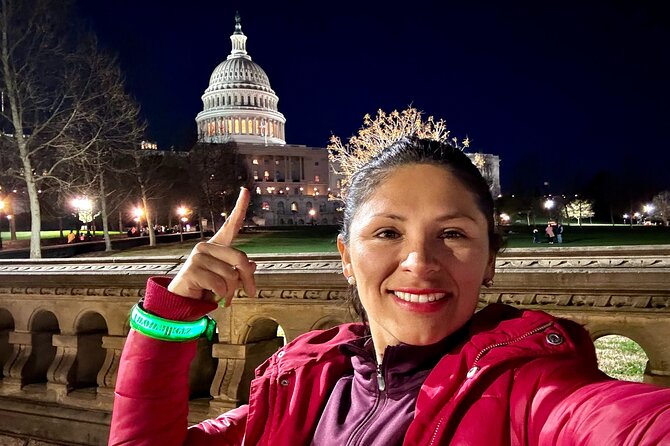Discounted DC Night Tour With Magic LED- Snacks, LED Bracelets - World War II Memorial and the cherry trees