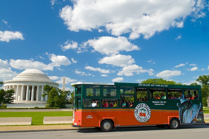 Hop-On Hop-Off 21 Stop Trolley Tour + Arlington Cemetery Tour - Stops 1 through 5: Downtown, the White House, and Union Station