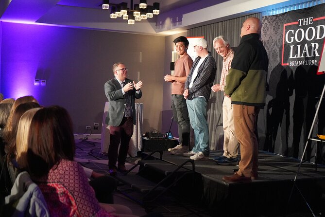 Magician and Mentalist Brian Curry Live at the Hotel Washington - What happens during the 60-minute performance