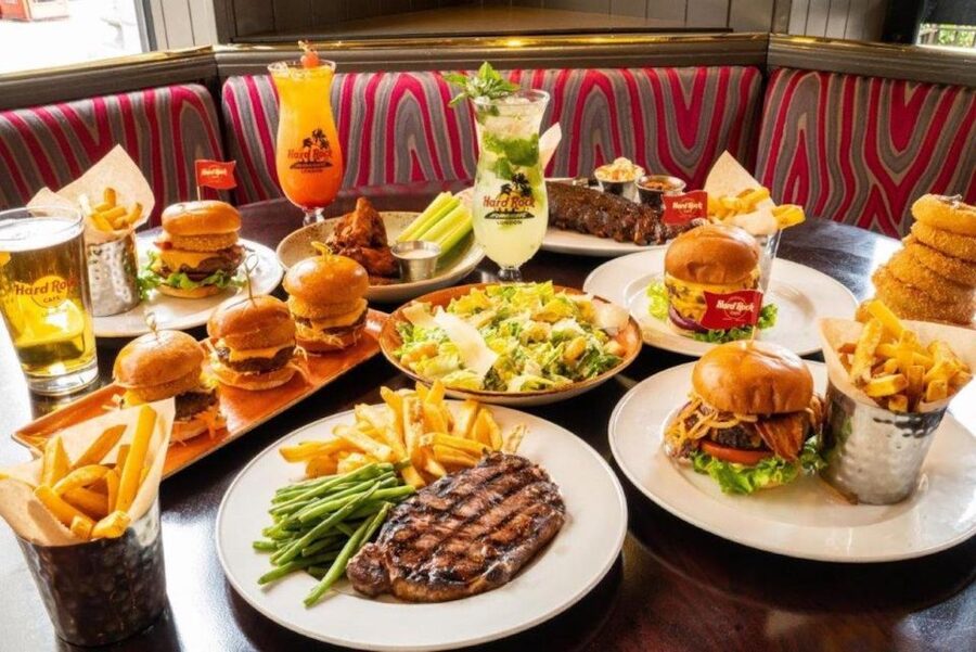 Meal at the Hard Rock Cafe Washington DC - What the 90-minute visit feels like