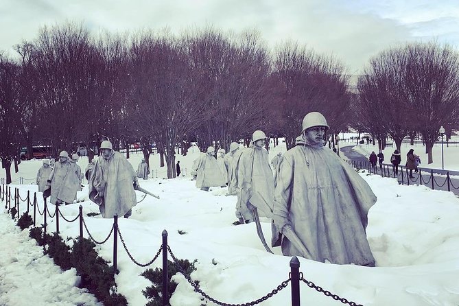 Monuments and Memorials Architectural Walking Tour - The Korean War Veterans Memorial’s uneasy figures
