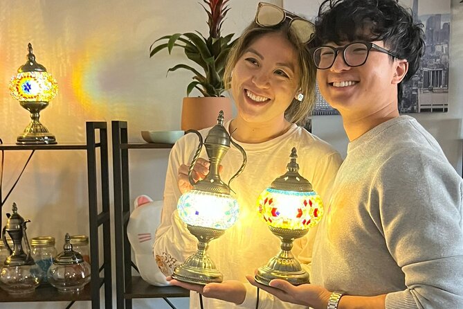 Mosaic Lamp Workshop - Tea, coffee, snacks, and Turkish delight