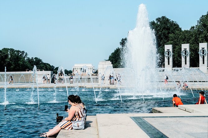 National Mall Highlights with Cherry Blossom & Arlington Cemetery - The Martin Luther King, Jr. Memorial adds a modern voice
