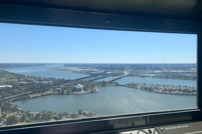 No-Wait Washington Monument Direct Entry Tickets & Guidebook - What you see from roughly 550 feet