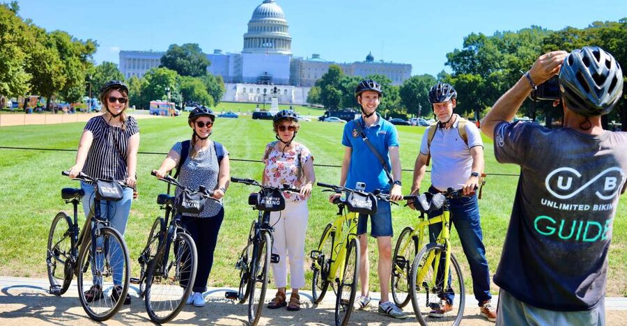 Private Washington DC Bike Tour - Lincoln Memorial and the western end of the Mall