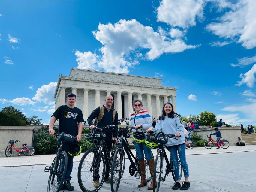 Private Washington DC Bike Tour - The Washington Monument, a useful first landmark