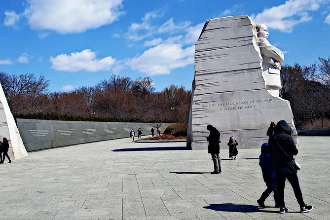 Private Washington DC Full Day Tour for up to 10 Guests - Martin Luther King Jr. and Franklin Delano Roosevelt memorials
