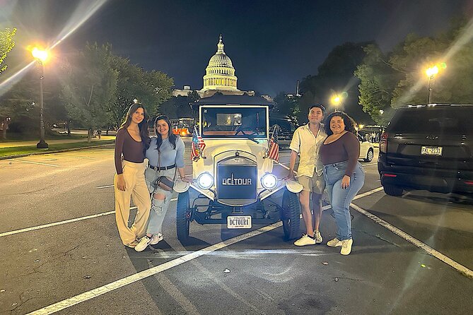 Public or Private DC Moonlight Tour by E-Cart or Vintage Car - The Martin Luther King, Jr. Memorial adds a direct emotional note