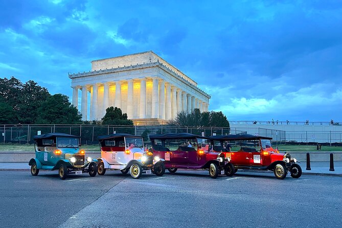 Public or Private DC Moonlight Tour by E-Cart or Vintage Car - Capitol Hill begins the ride with a close view