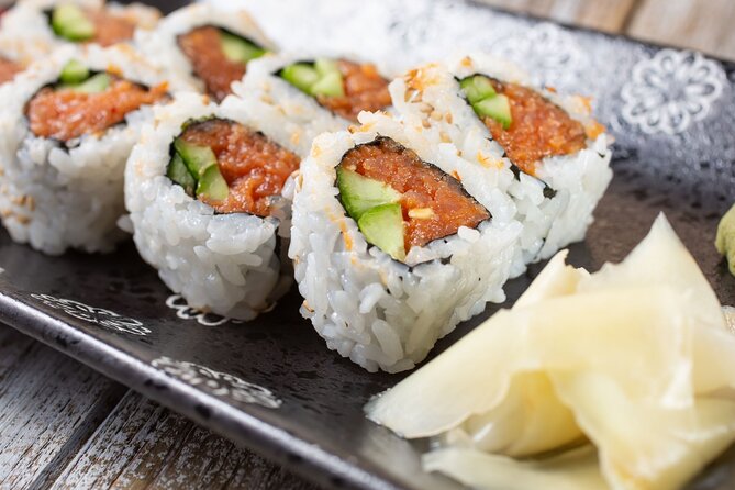 Sushi Masterclass in Washington D.C. (Includes 4-Course Meal) - Rolling the spicy tuna and avocado cream cheese maki