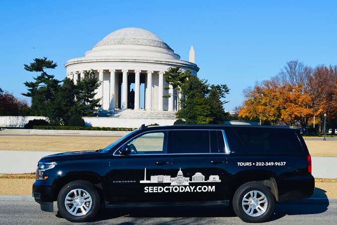 Ultimate Private City Tour of Washington DC - Up to 5 Guests - The Lincoln Memorial and the great Mall monuments