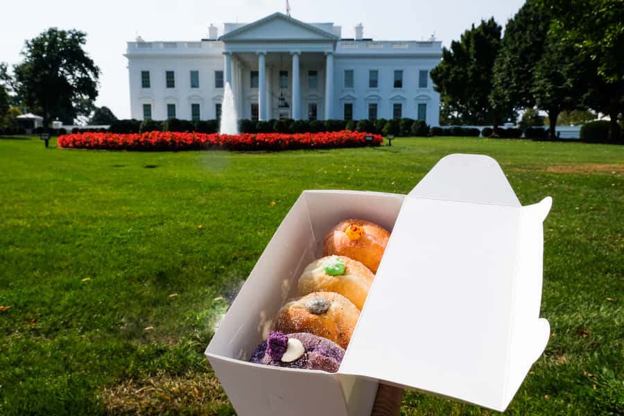 Washington, D.C.: Guided Delicious Donut Tour with Tastings - The White House and Lafayette Square photo stop