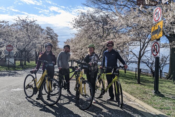 Washington DC Cherry Blossoms By Bike Tour - Jefferson Memorial and the strongest blossom views