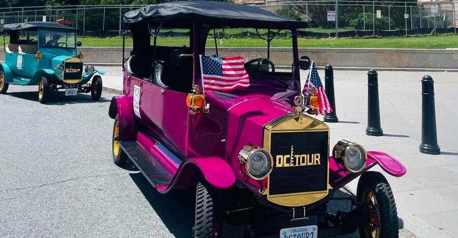 Washington, DC: Day & Night Electric Cart & Vintage Car Tour - Seeing Capitol Hill from the road