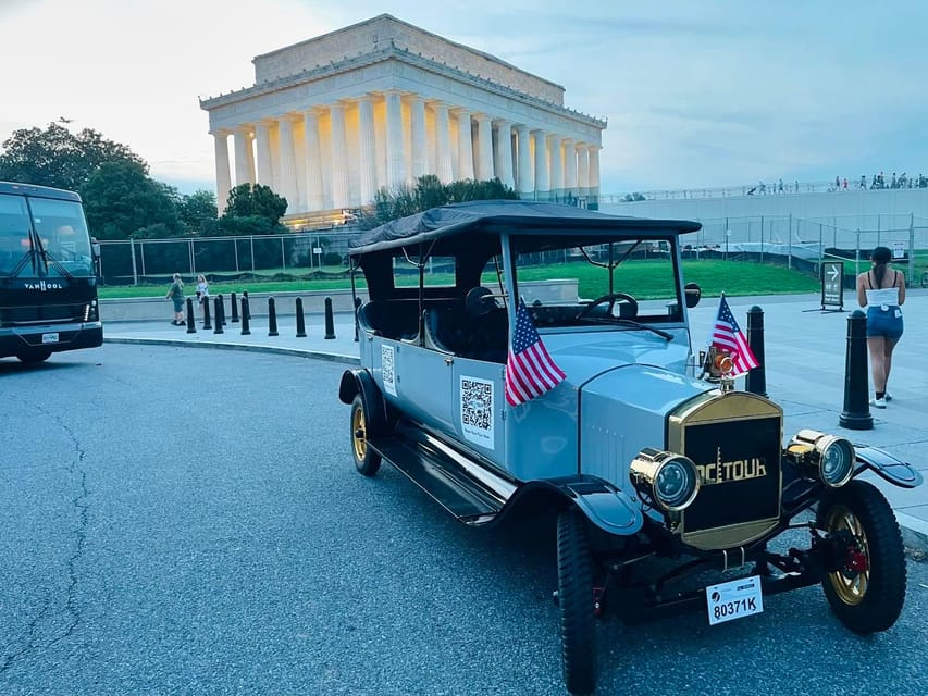 Washington, DC: Day & Night Electric Cart & Vintage Car Tour - Starting at 515 15th Street Northwest