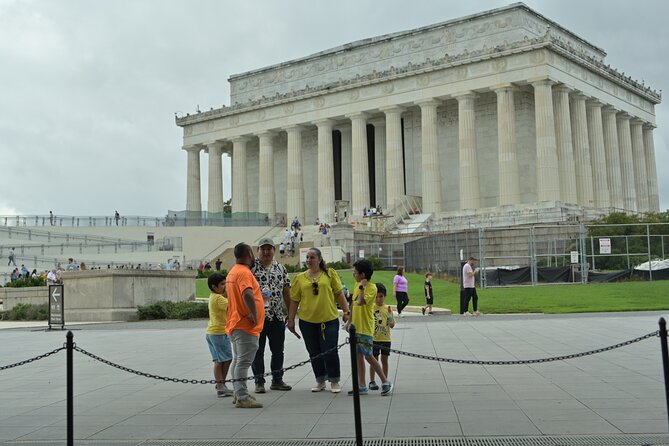 Washington DC History & Monuments Open Air Minibus Guided Tour - The Washington Monument puts the Mall in perspective