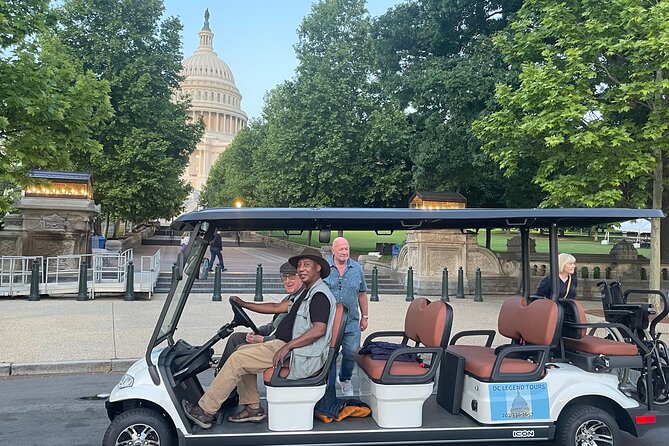 Washington DC Legend Cart Shuttle Evening Tour - Key points to know before booking
