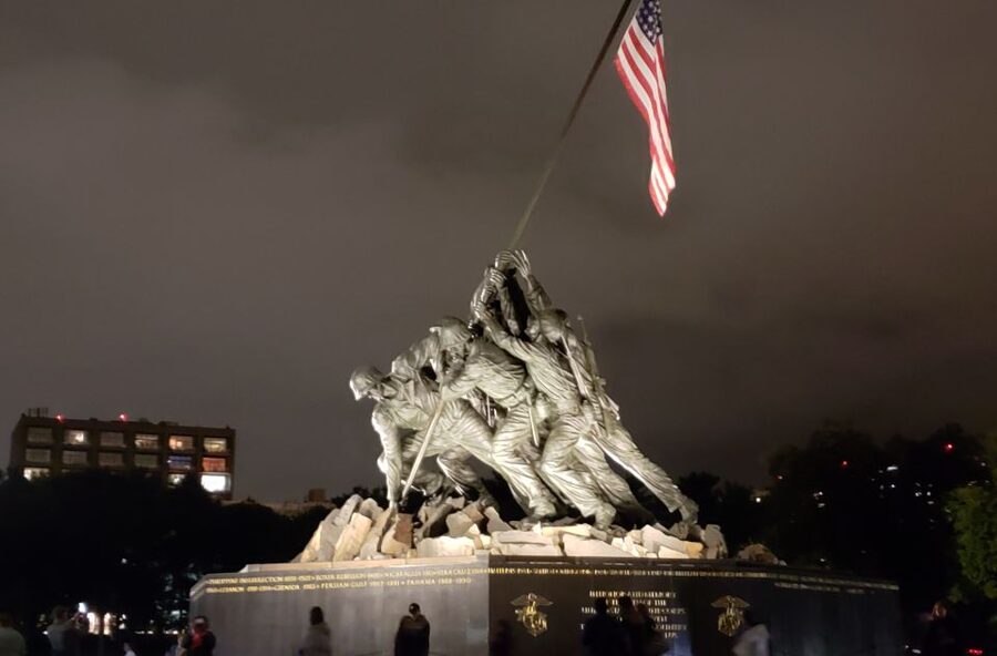 Washington DC: Monuments by Moonlight Nighttime Trolley Tour - The trolley ride and stadium-style seating