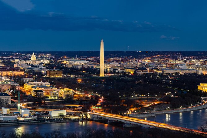 Washington DC Political Scandals and True Crime Night-Time Tour - The Kennedy Center and rooftop views over the Potomac