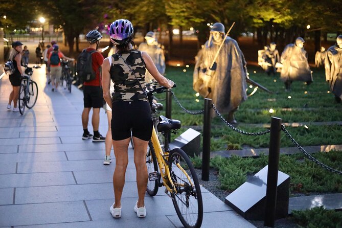 Washington DC Sites at Night Guided Bicycle Tour - Check-In, Bikes, and Safety Equipment